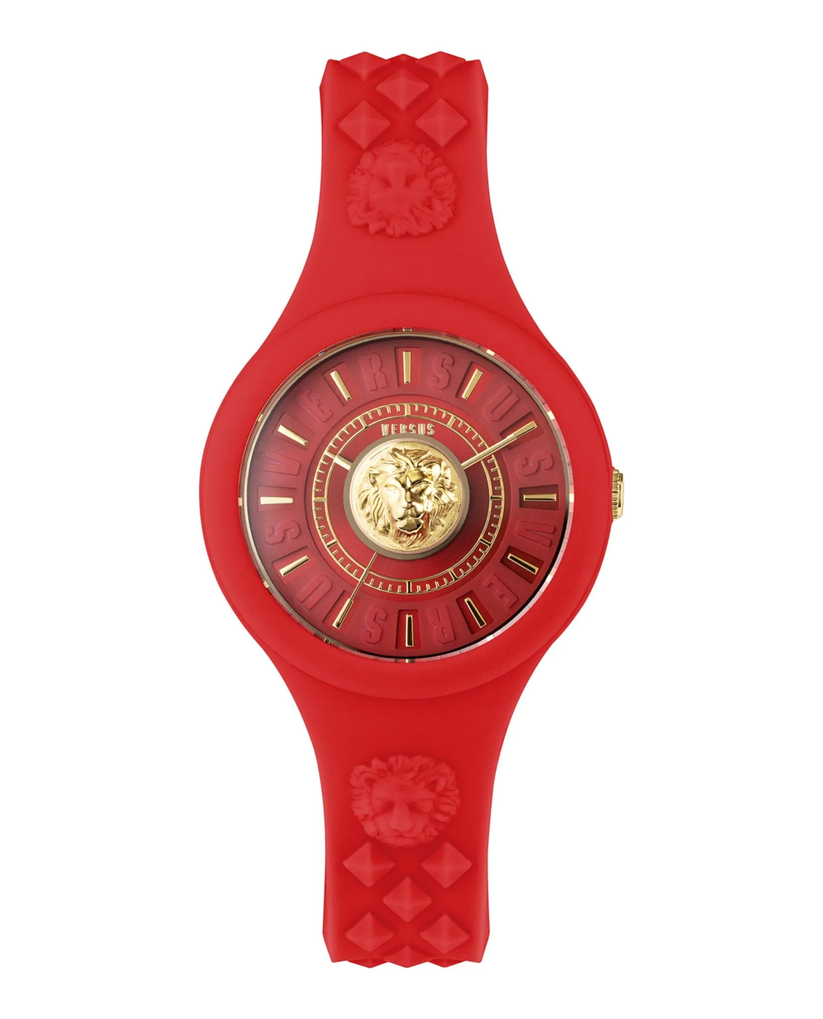 Versus Versace Fire Island Lion Strap Watch sold by Zulily