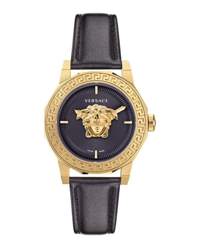 Versace Medusa Deco Leather Watch sold by Zulily