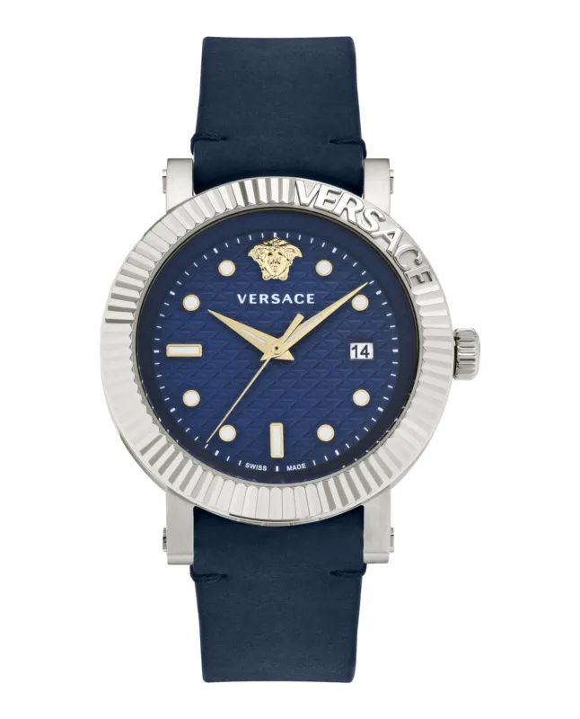 Versace V-Classic Leather Watch sold by Zulily
