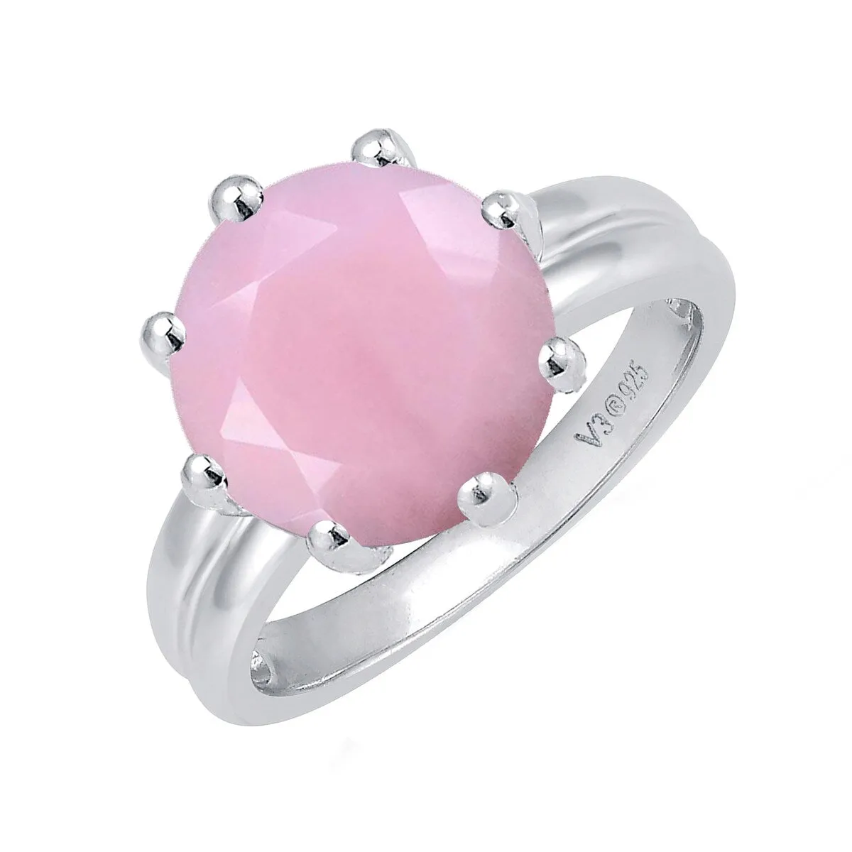 Pink Opal Sterling Silver Solitaire Ring sold by Zulily product image thumbnail 2