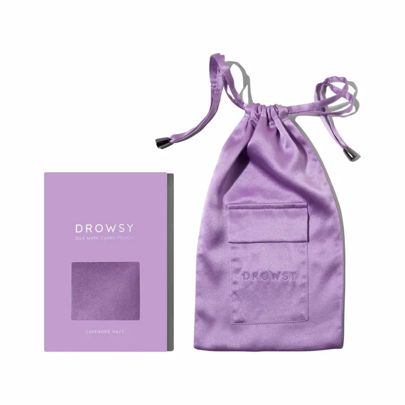 Drowsy Sleep Co. Lavender Haze Silk Carry Pouch made by Zulily