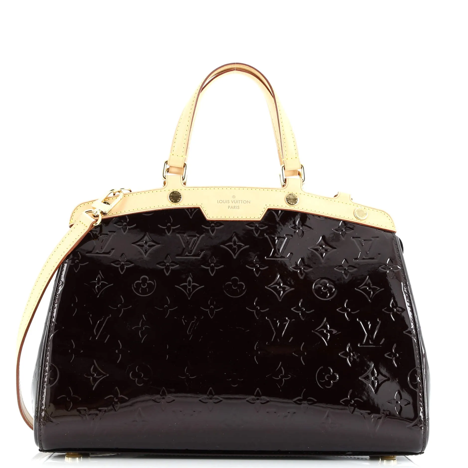 Pre-Loved Louis Vuitton Brea Handbag Monogram Vernis MM sold by Zulily