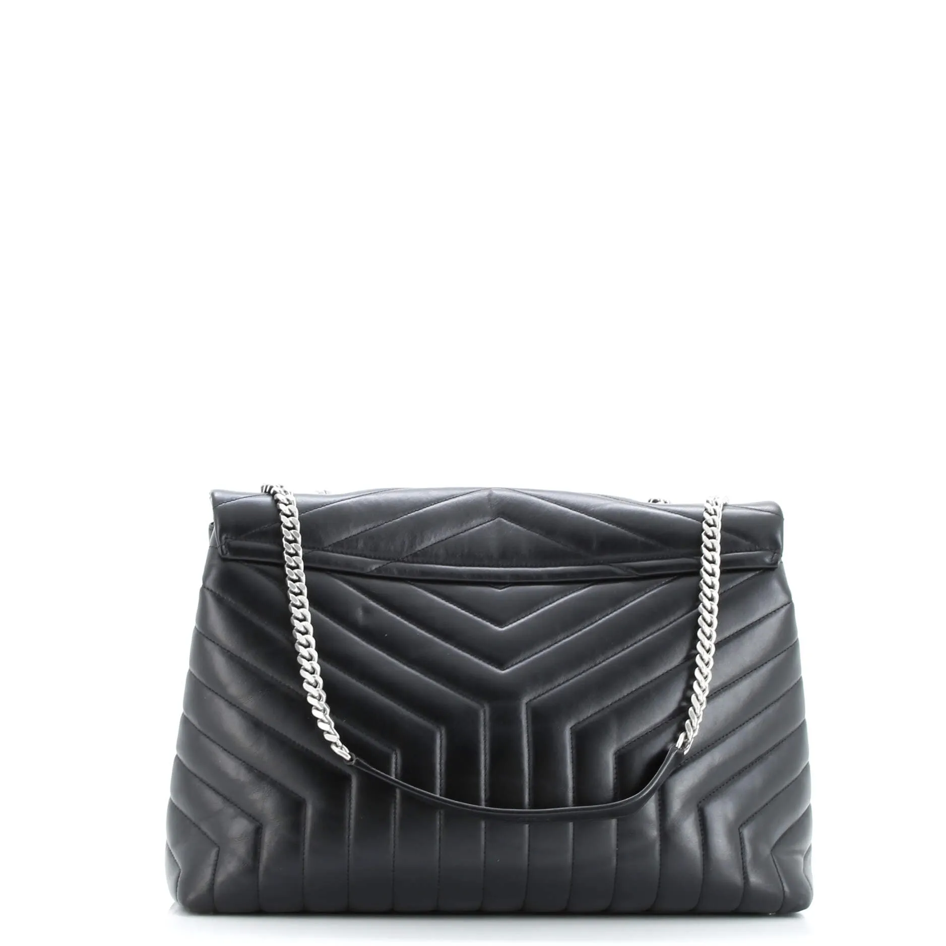 Pre-Loved Saint Laurent Loulou Shoulder Bag Matelasse Chevron Leather Large sold by Zulily product image thumbnail 3