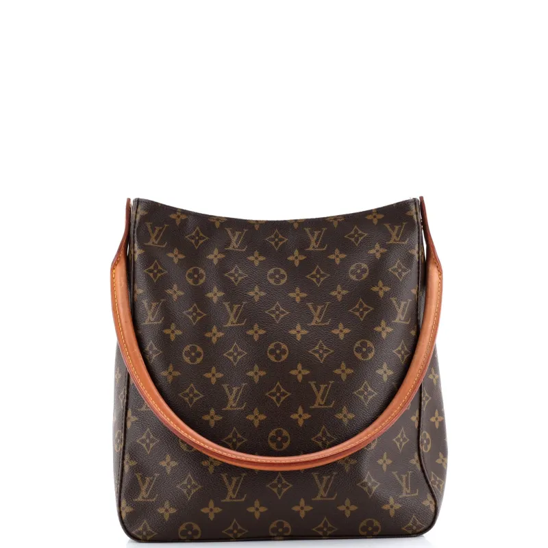 Pre-Loved Louis Vuitton Looping Handbag Monogram Canvas GM sold by Zulily