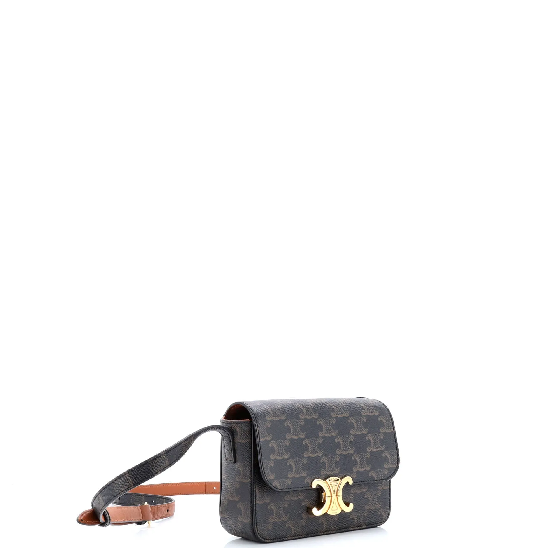 Pre-Loved Celine Triomphe Shoulder Bag Triomphe Coated Canvas Nano sold by Zulily product image thumbnail 2