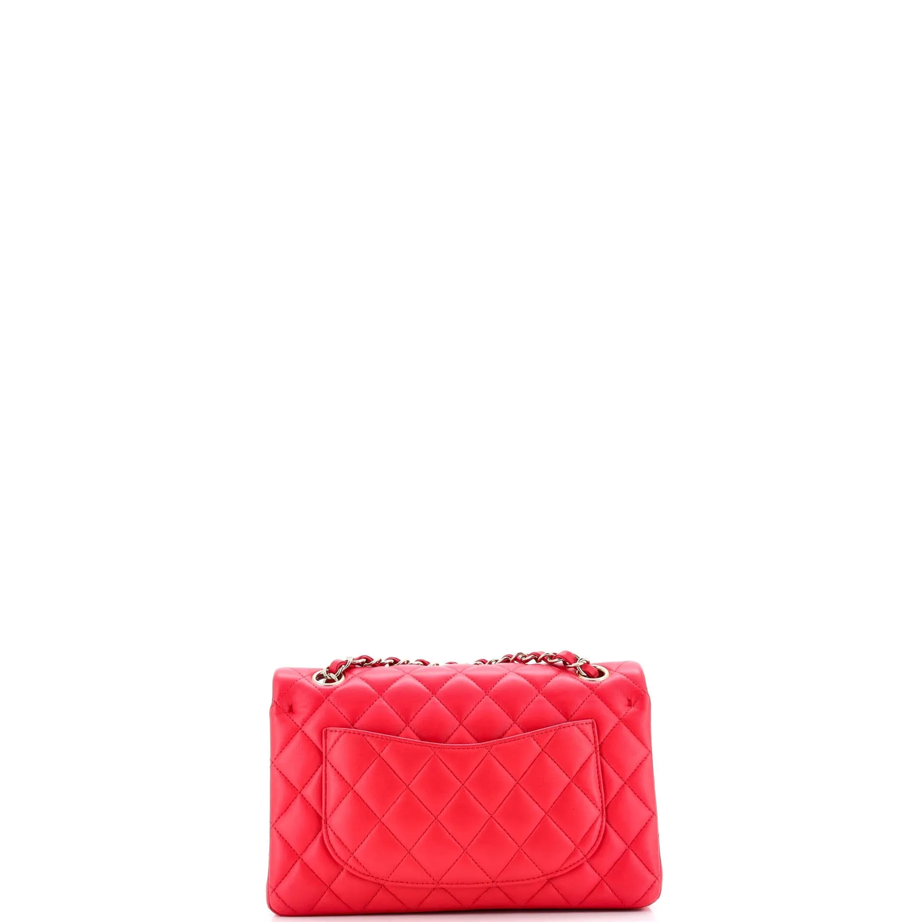 Pre-Loved Chanel Classic Double Flap Bag Quilted Lambskin Small sold by Zulily product image thumbnail 4
