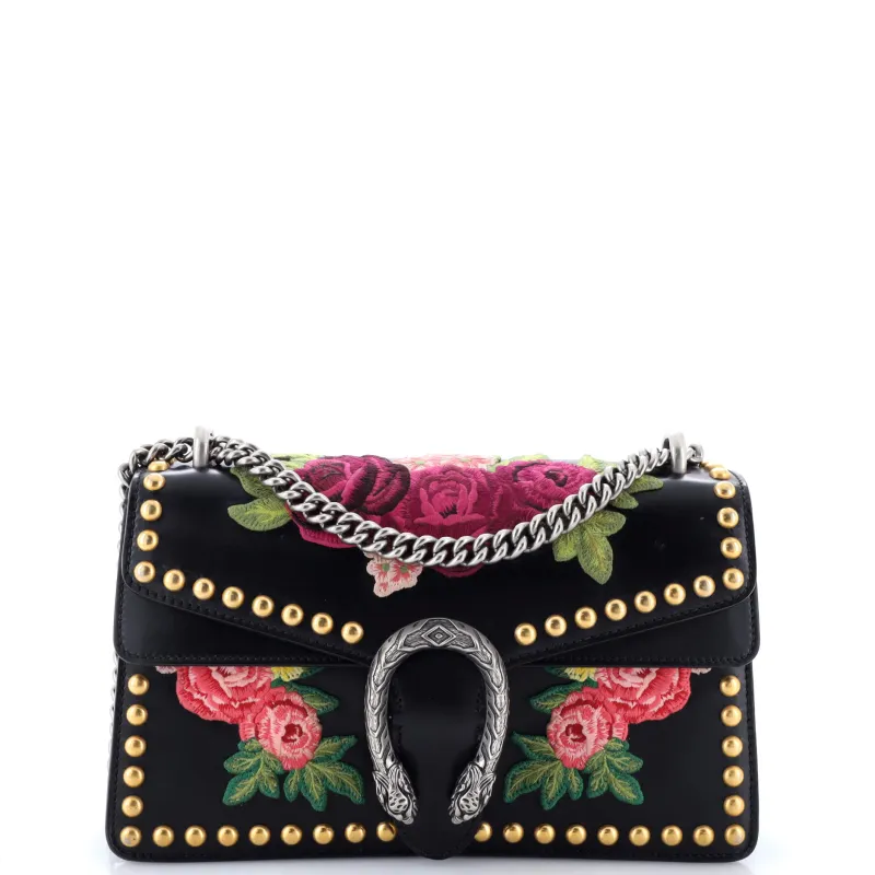 Pre-Loved Gucci Dionysus Bag Embroidered Studded Leather Small sold by Zulily