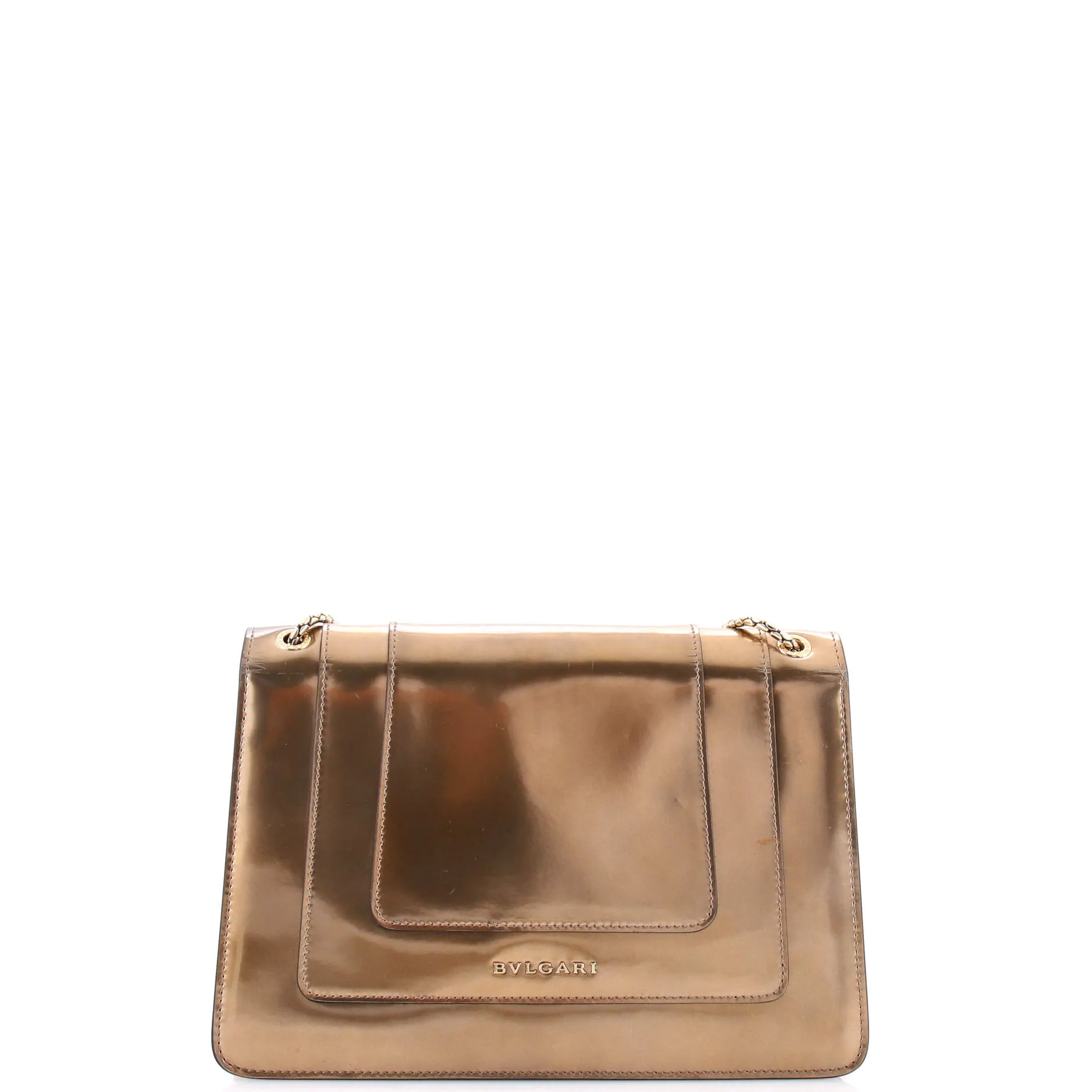 Pre-Loved Bvlgari Serpenti Forever Shoulder Bag Patent Medium sold by Zulily product image thumbnail 4