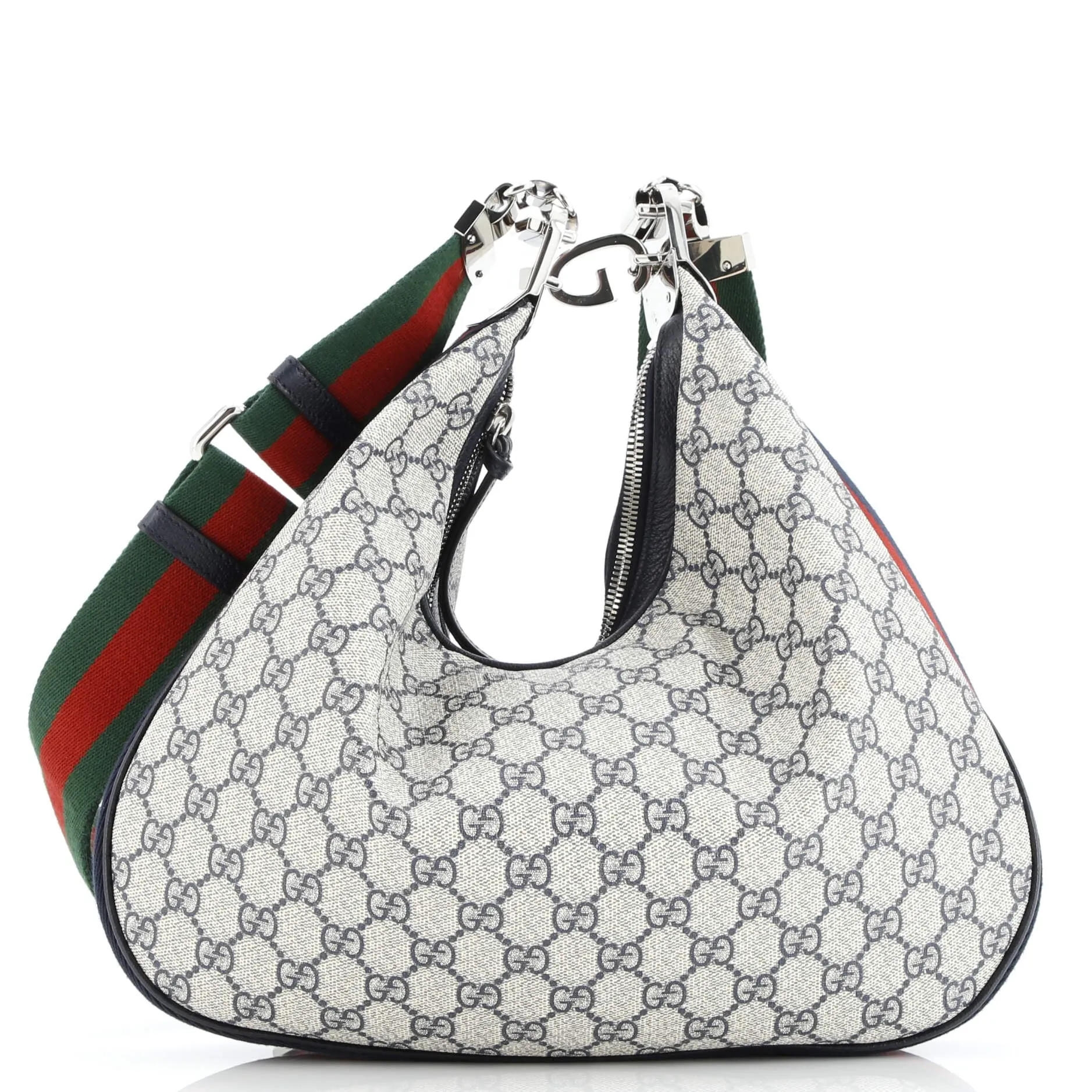Pre-Loved Gucci Attache Shoulder Bag GG Coated Canvas Medium sold by Zulily