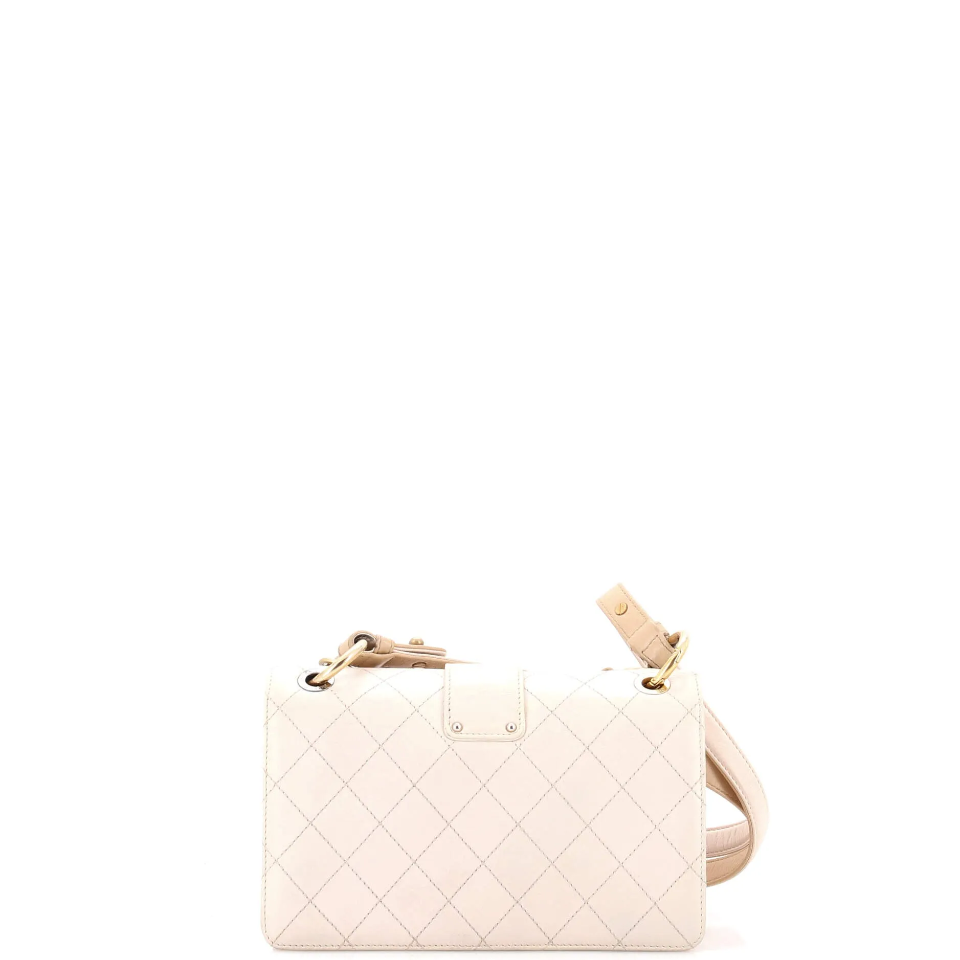Pre-Loved Chanel CC Chain Flap Shoulder Bag Quilted Calfskin Small sold by Zulily product image thumbnail 3