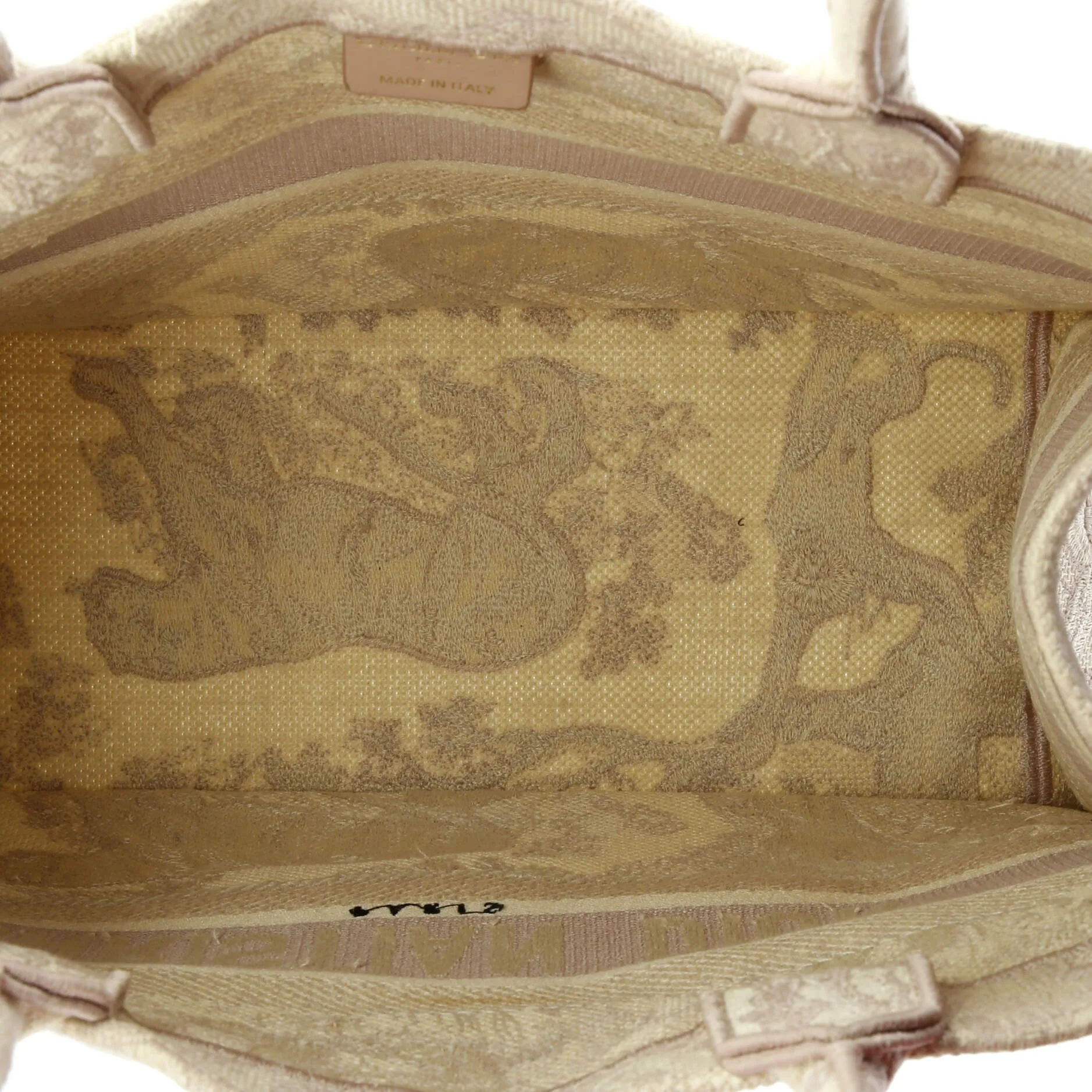 Pre-Loved Christian Dior Book Tote Embroidered Canvas Medium sold by Zulily product image thumbnail 5