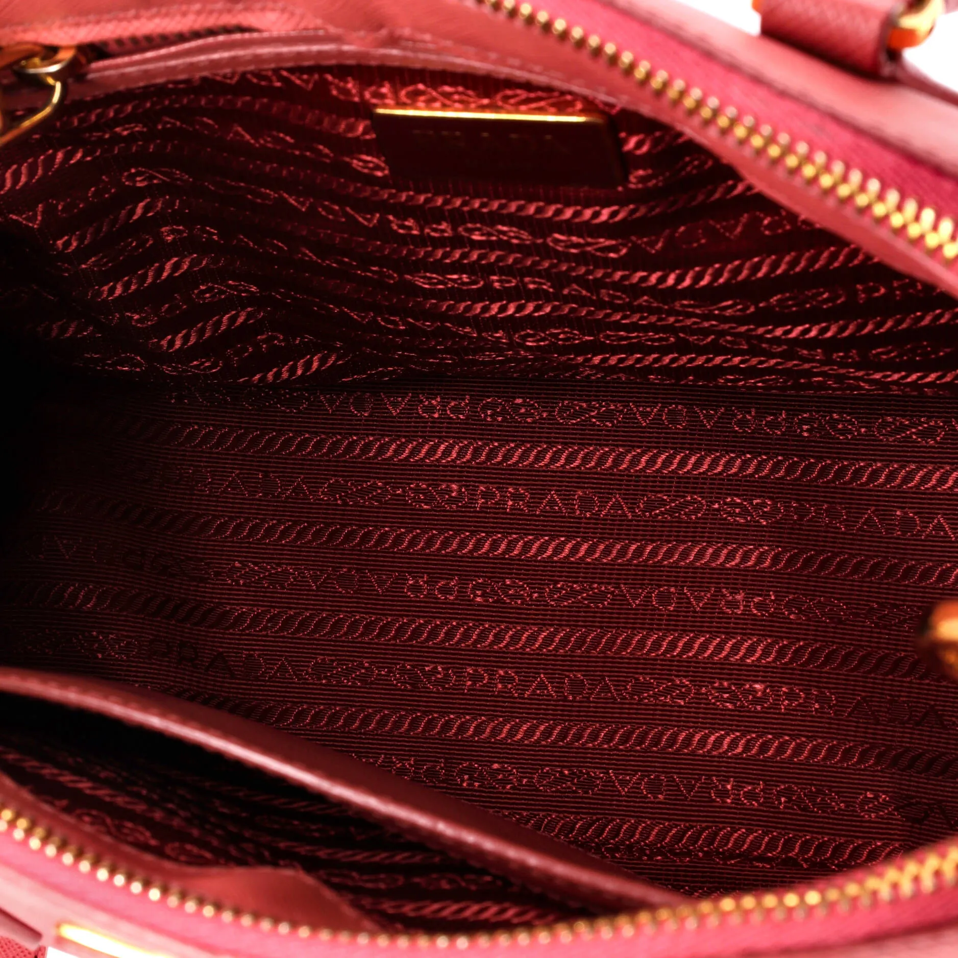 Pre-Loved Prada Galleria Double Zip Tote Saffiano Leather Small sold by Zulily product image thumbnail 5