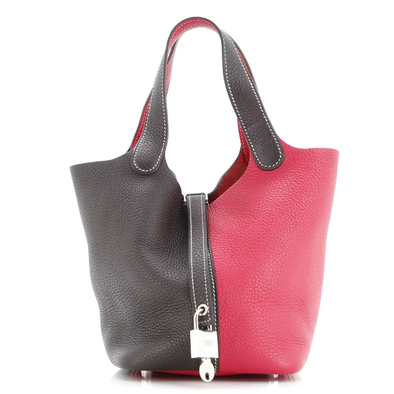 Pre-Loved Hermes Casaque Picotin Lock Bag Clemence PM sold by Zulily