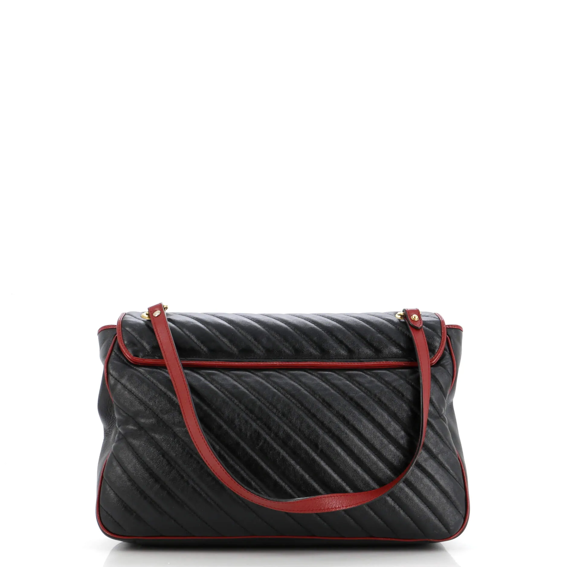 Pre-Loved Gucci GG Marmont Flap Bag Diagonal Quilted Leather Medium sold by Zulily product image thumbnail 3