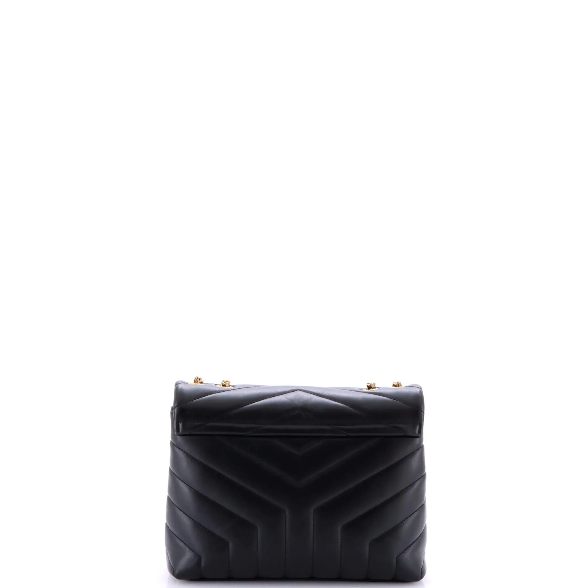 Pre-Loved Saint Laurent Loulou Shoulder Bag Matelasse Chevron Leather Small sold by Zulily product image thumbnail 3