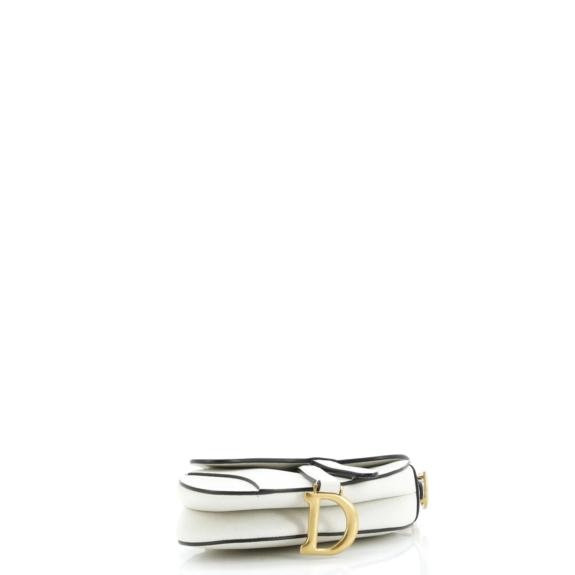 Pre-Loved Christian Dior Saddle Handbag Leather Mini sold by Zulily product image thumbnail 4