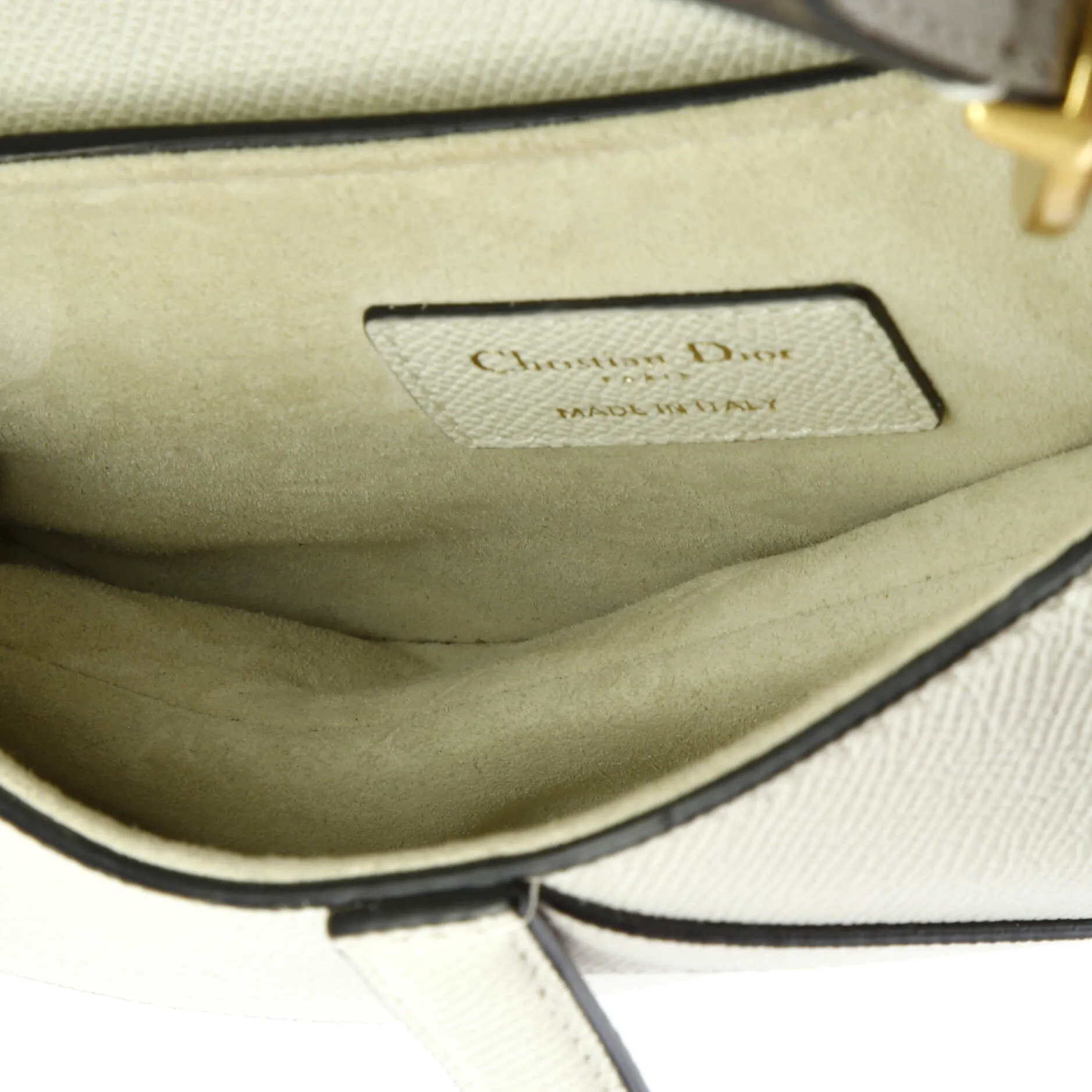 Pre-Loved Christian Dior Saddle Handbag Leather Mini sold by Zulily product image thumbnail 5