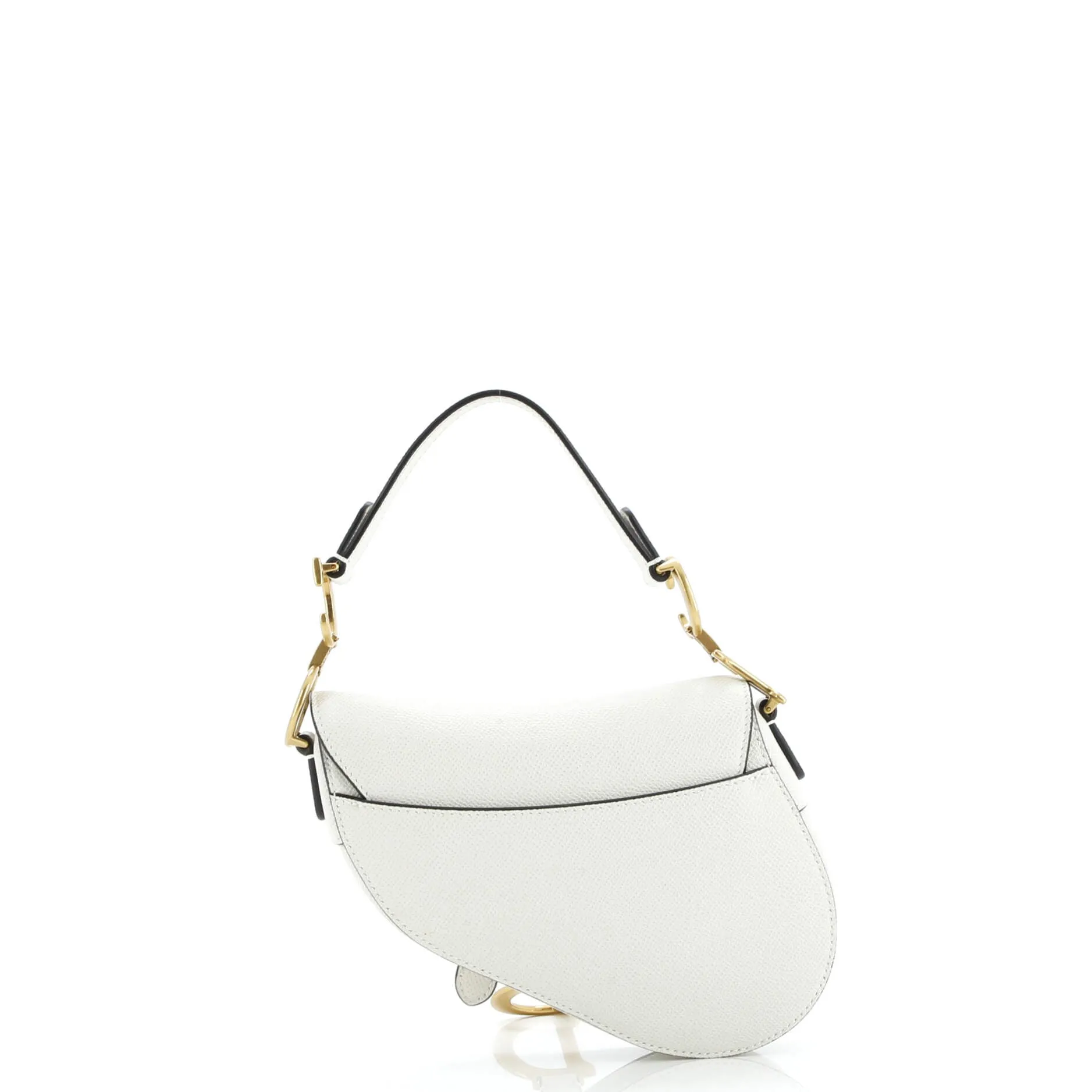 Pre-Loved Christian Dior Saddle Handbag Leather Mini sold by Zulily product image thumbnail 3