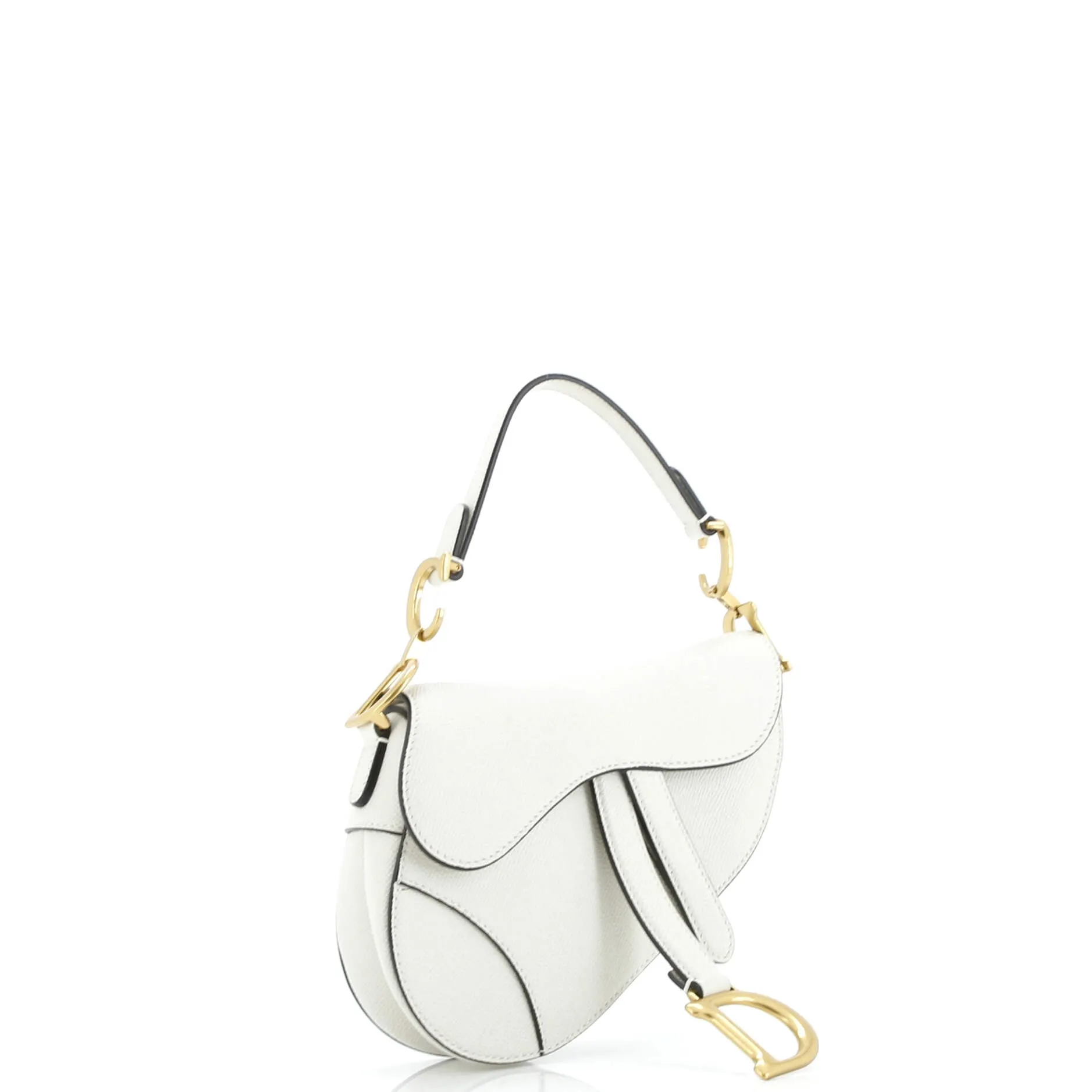 Pre-Loved Christian Dior Saddle Handbag Leather Mini sold by Zulily product image thumbnail 2