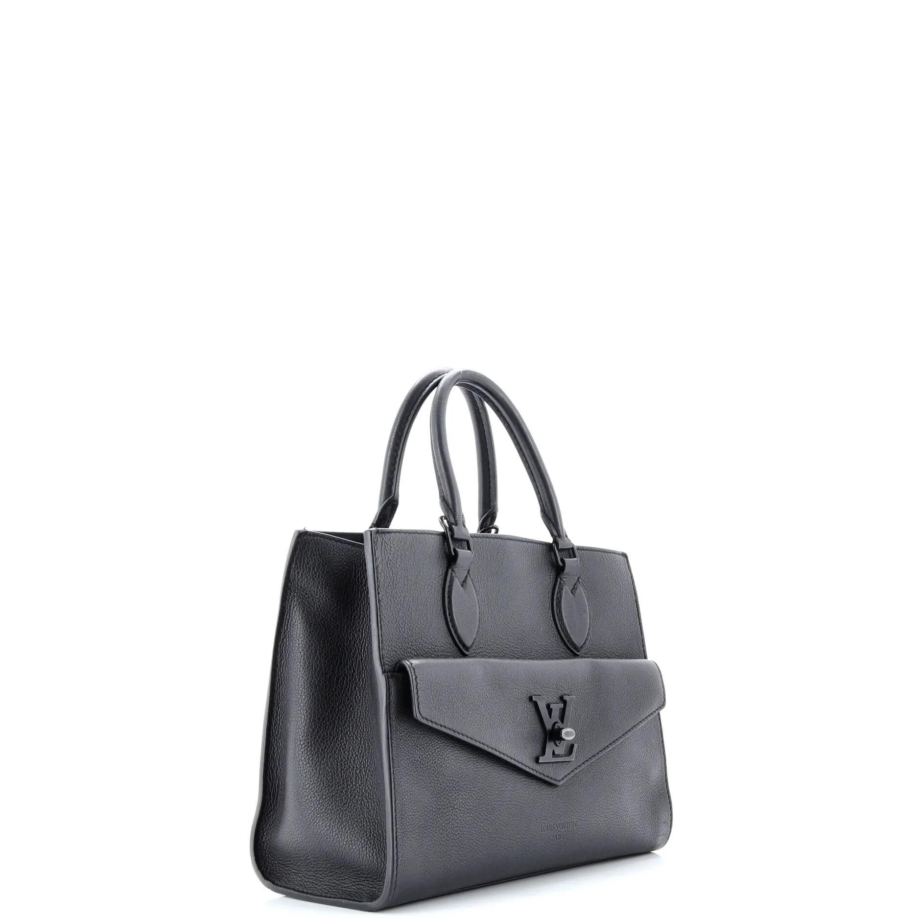 Pre-Loved Louis Vuitton Lockme Monochrome Tote Leather PM sold by Zulily product image thumbnail 2