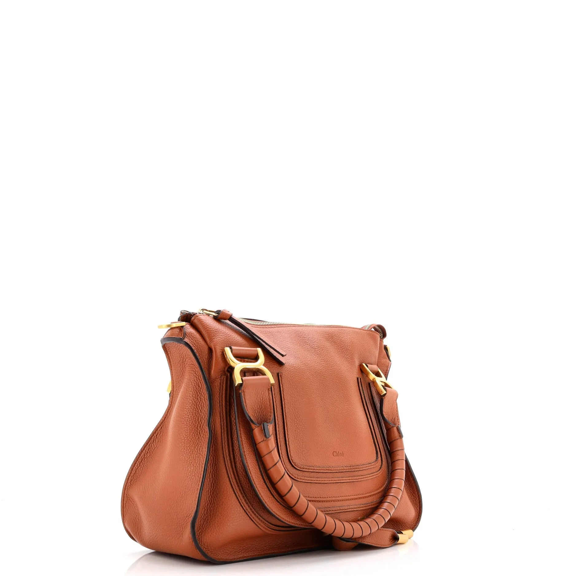 Pre-Loved Chloe Marcie Satchel Leather Medium sold by Zulily product image thumbnail 2