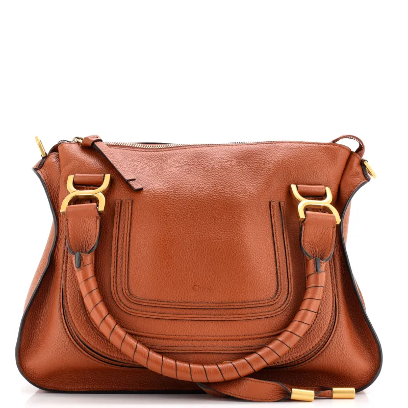 Pre-Loved Chloe Marcie Satchel Leather Medium sold by Zulily