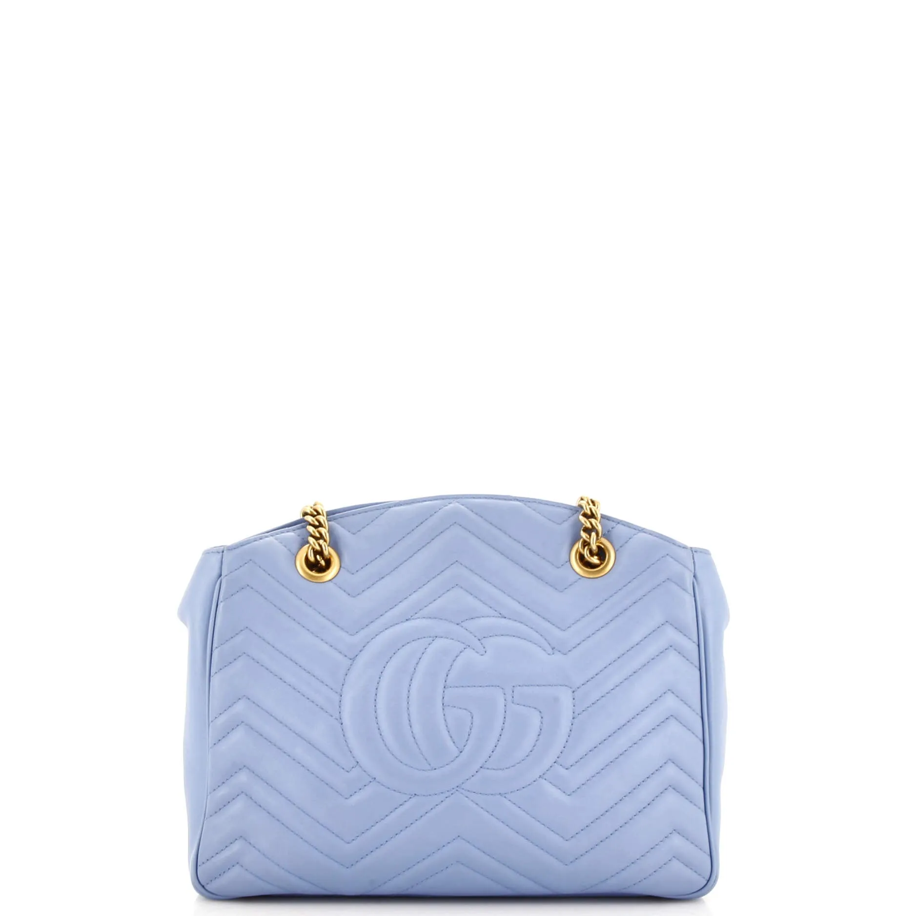 Pre-Loved Gucci GG Marmont Chain Tote Matelasse Leather Medium sold by Zulily product image thumbnail 3
