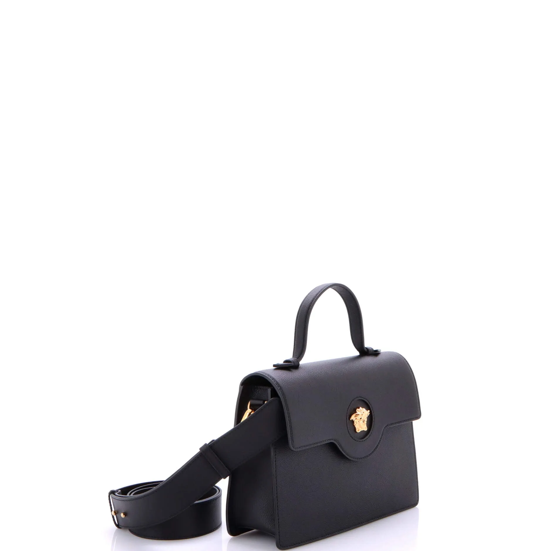 Pre-Loved Versace La Medusa Top Handle Bag Leather Medium sold by Zulily product image thumbnail 2