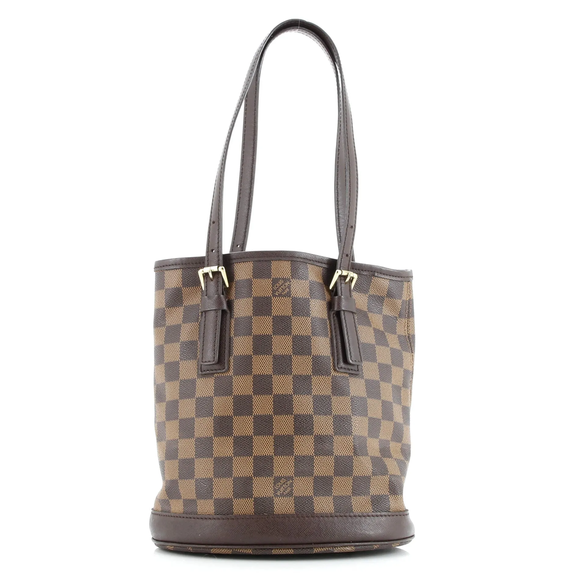 Pre-Loved Louis Vuitton Marais Bucket Bag Damier sold by Zulily