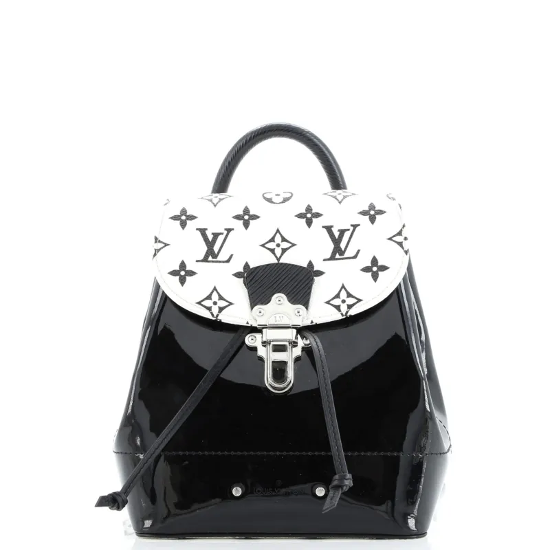 Pre-Loved Louis Vuitton Hot Springs Backpack Vernis with Monogram Canvas sold by Zulily