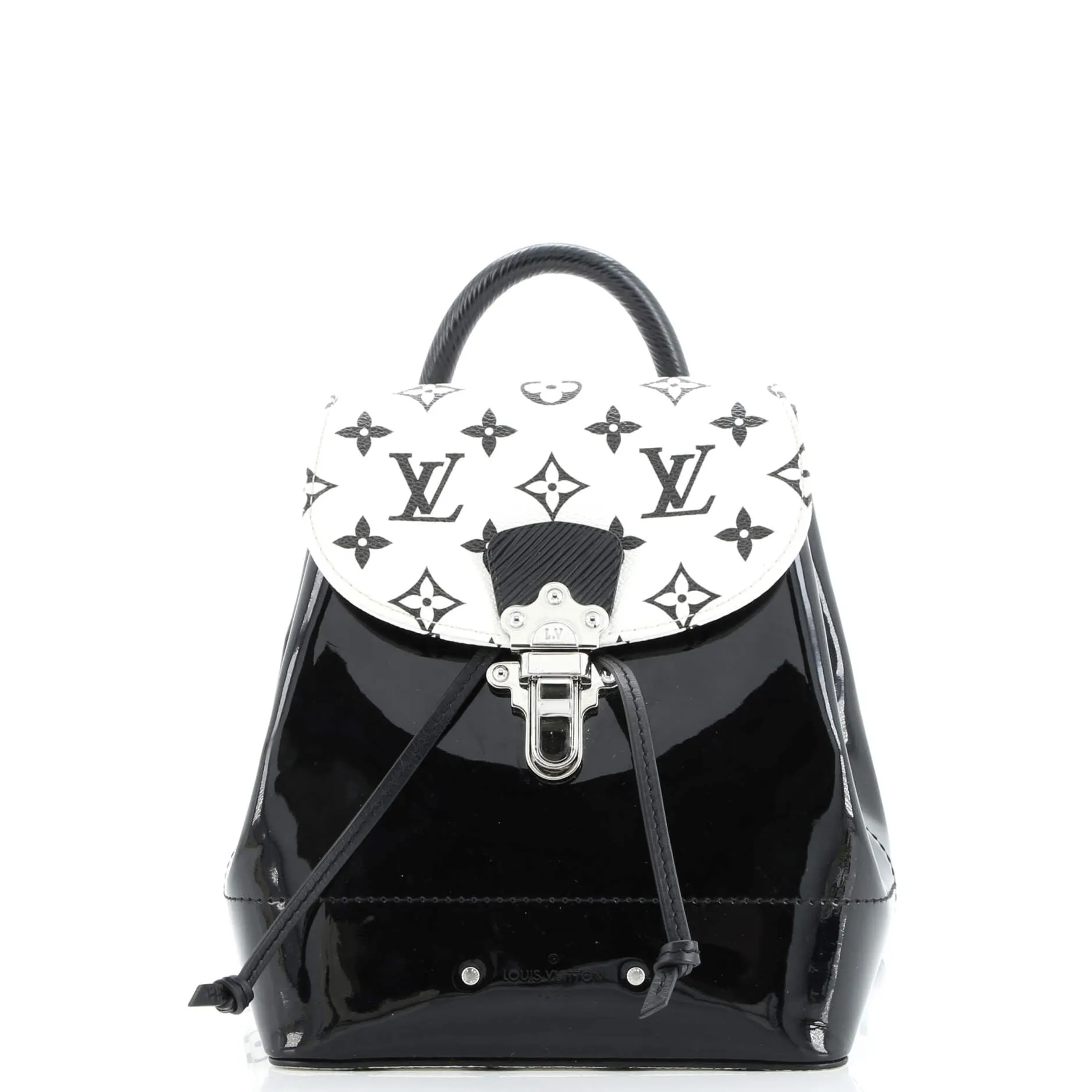 Pre-Loved Louis Vuitton Hot Springs Backpack Vernis with Monogram Canvas sold by Zulily