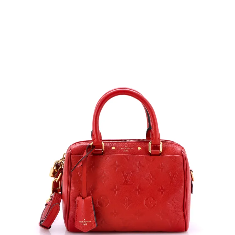 Pre-Loved Louis Vuitton Speedy Bandouliere NM Bag Monogram Empreinte Leather 20 sold by Zulily