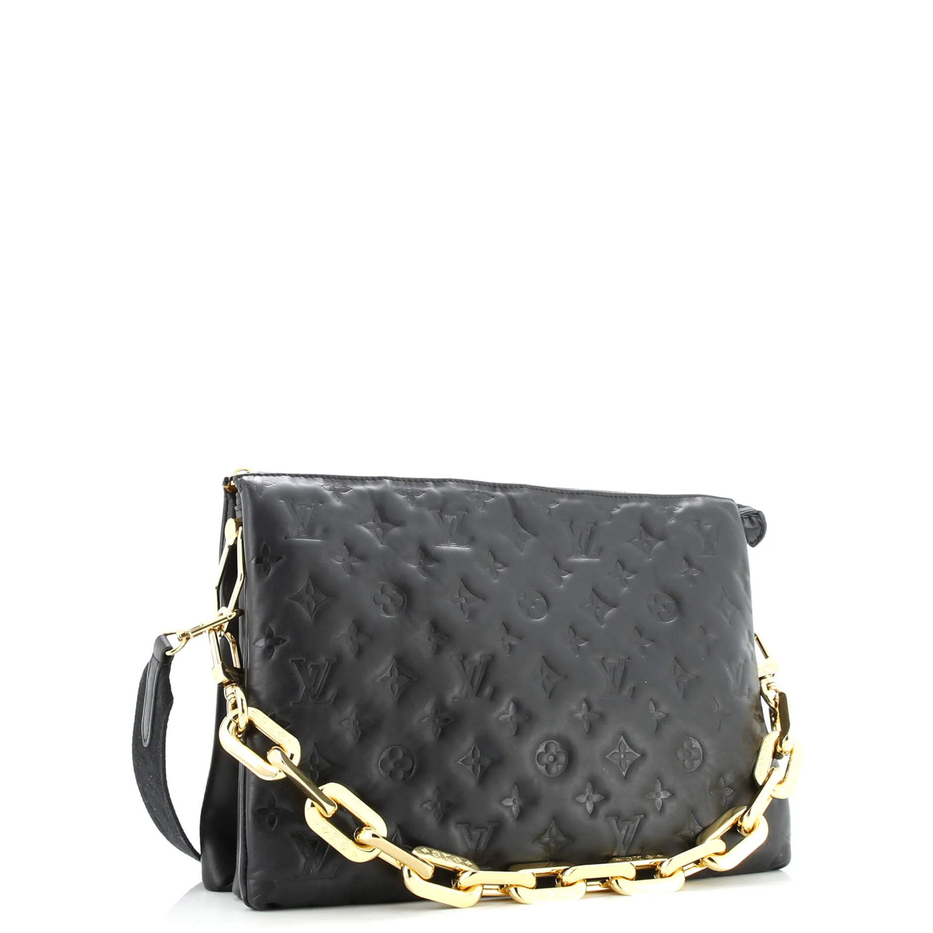 Pre-Loved Louis Vuitton Coussin Bag Monogram Embossed Lambskin MM sold by Zulily product image thumbnail 2