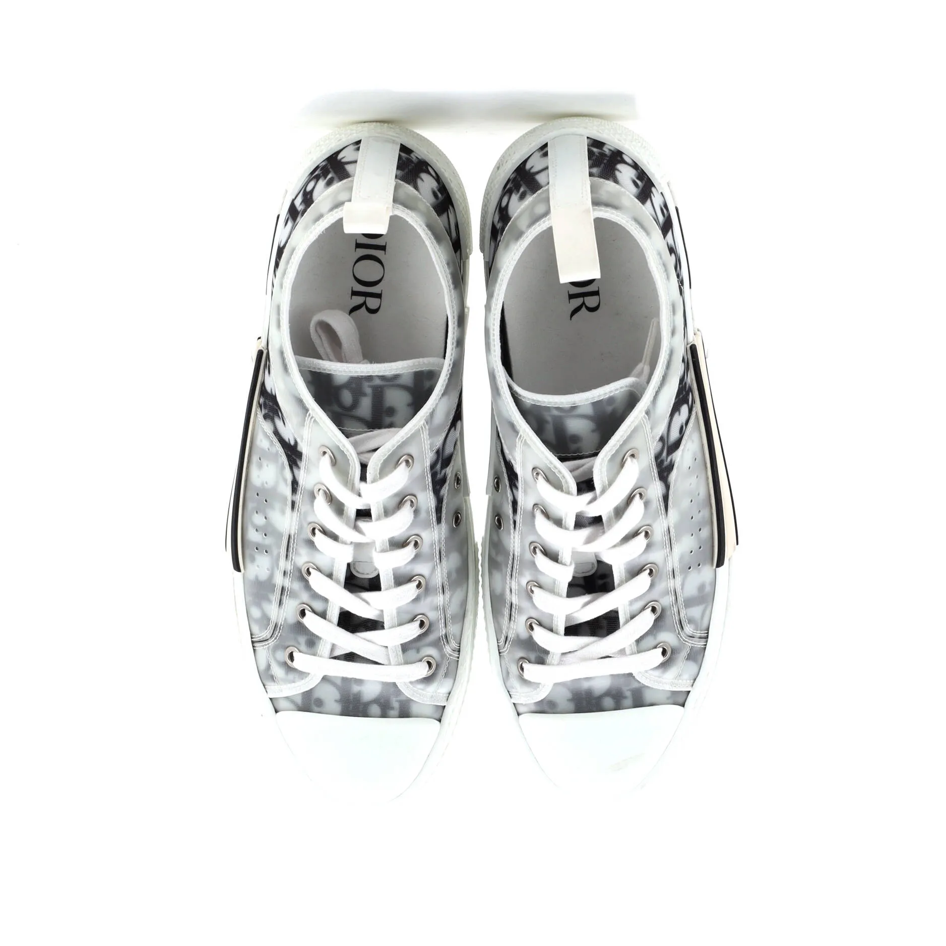 Pre-Loved Christian Dior Men's B23 Cap Toe Low-Top Sneakers Oblique Technical Canvas sold by Zulily product image thumbnail 2