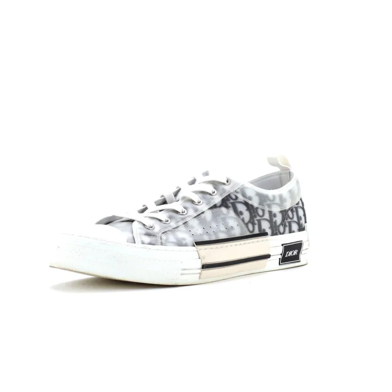Pre-Loved Christian Dior Men's B23 Cap Toe Low-Top Sneakers Oblique Technical Canvas sold by Zulily