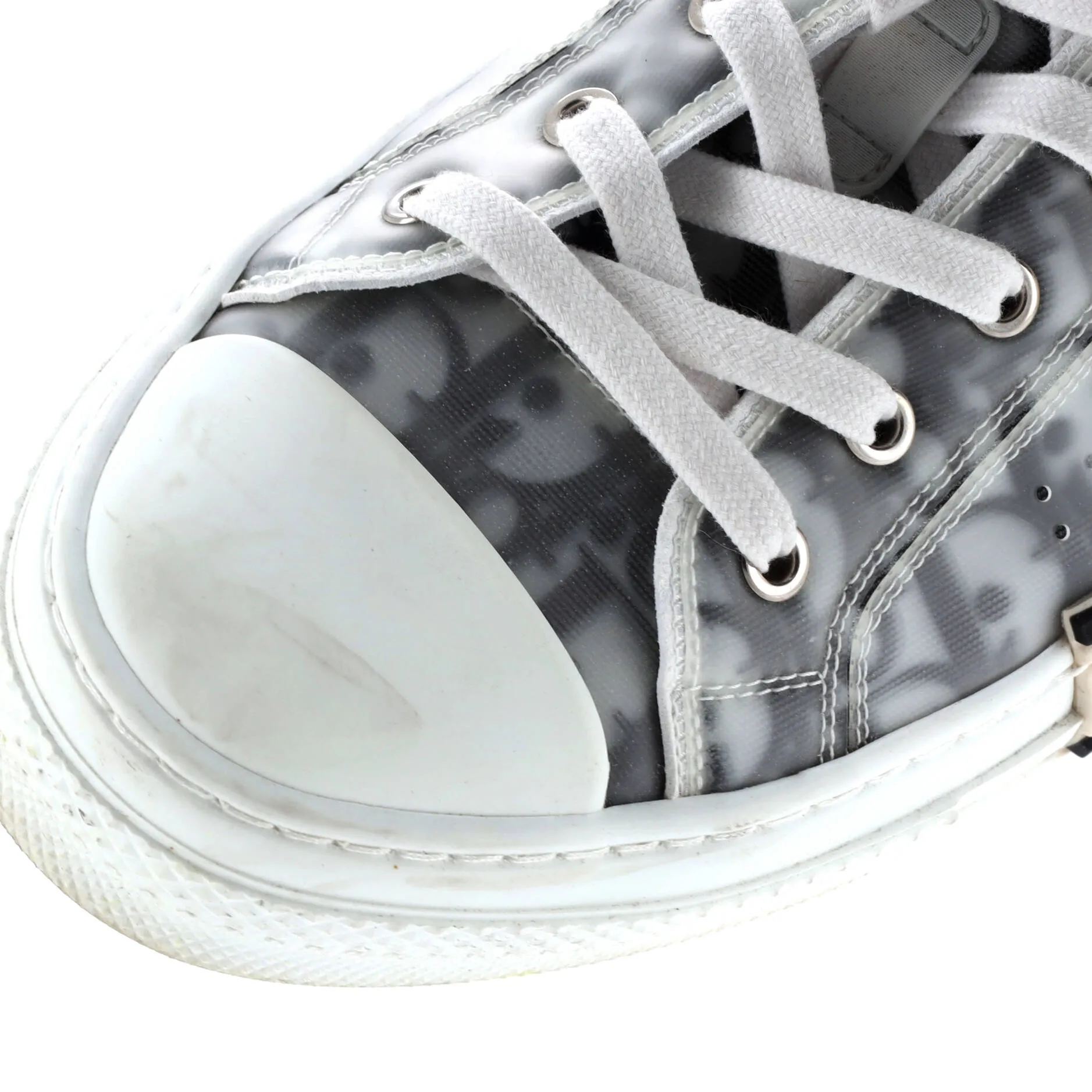 Pre-Loved Christian Dior Men's B23 Cap Toe Low-Top Sneakers Oblique Technical Canvas sold by Zulily product image thumbnail 5
