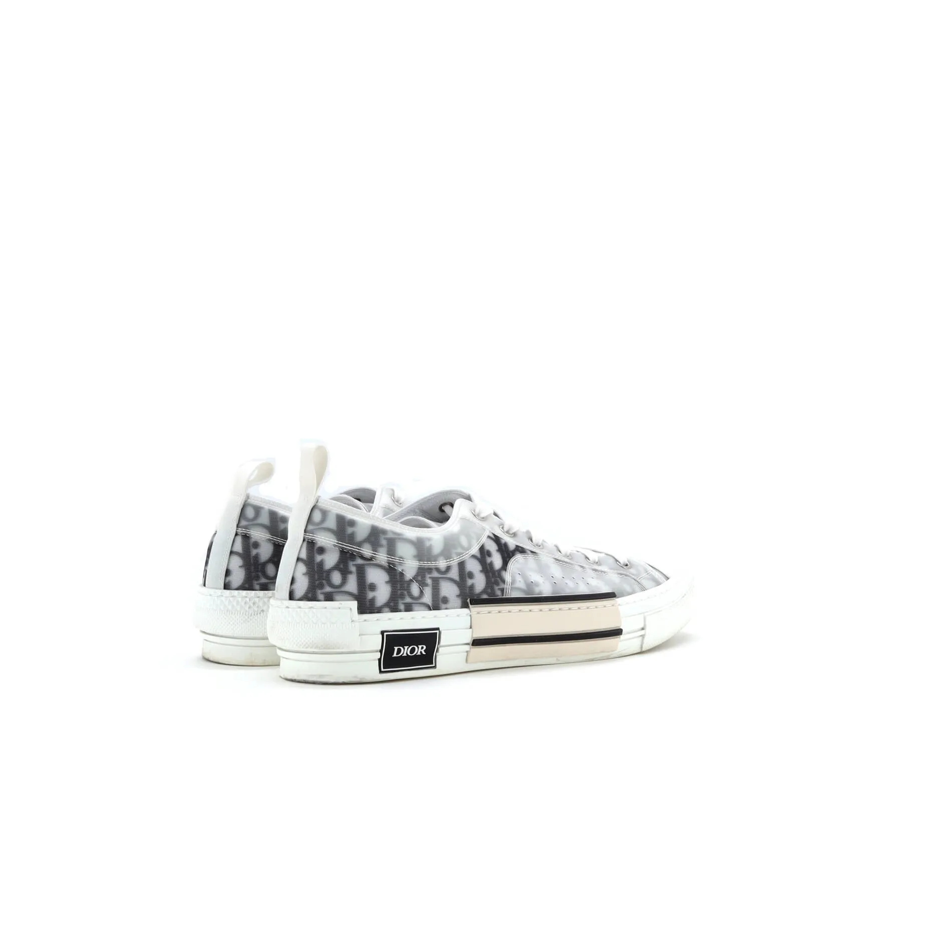 Pre-Loved Christian Dior Men's B23 Cap Toe Low-Top Sneakers Oblique Technical Canvas sold by Zulily product image thumbnail 3