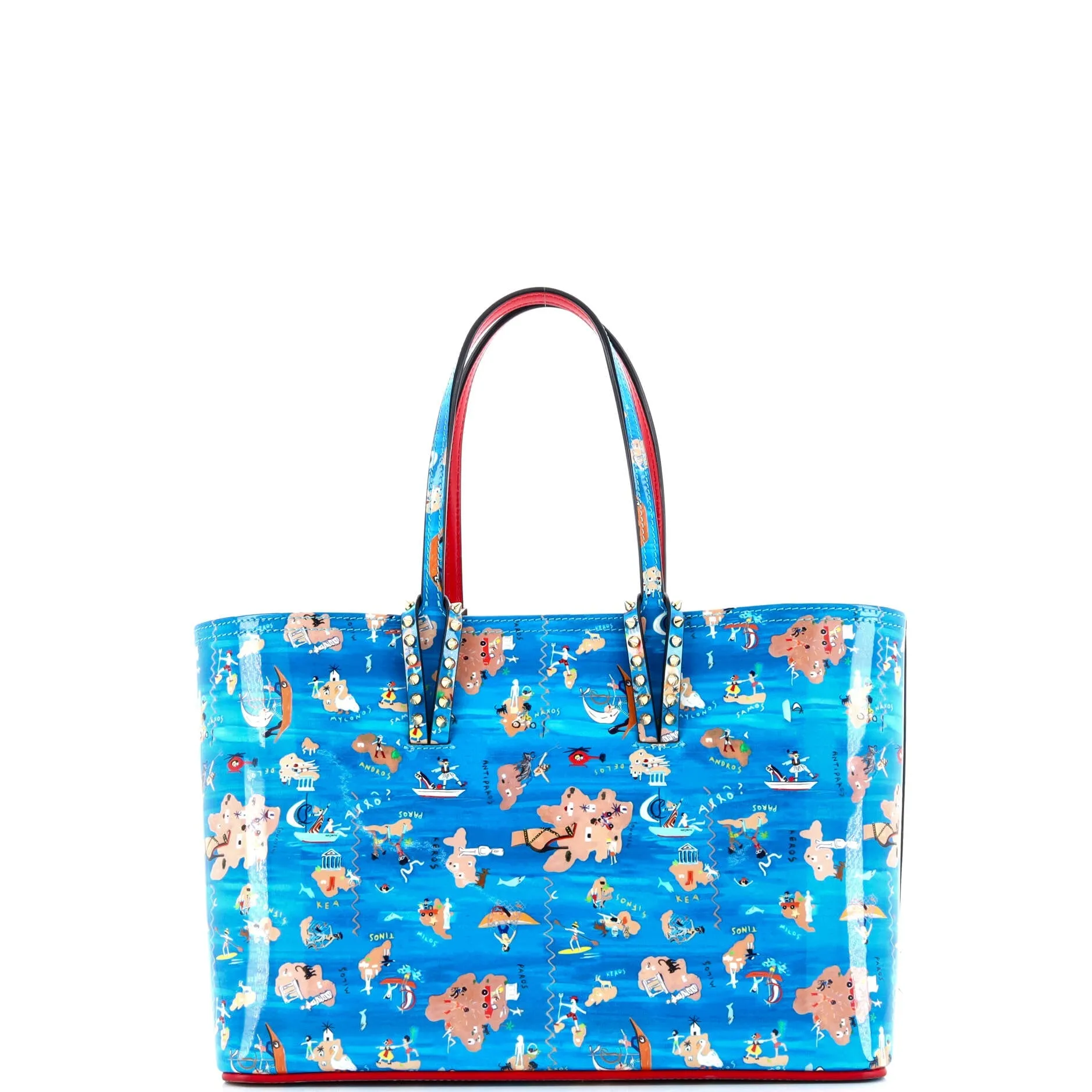 Pre-Loved Christian Louboutin Cabata East West Tote Printed Patent Small sold by Zulily product image thumbnail 4