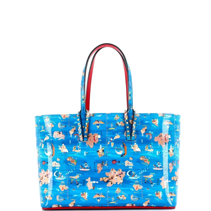 Pre-Loved Christian Louboutin Cabata East West Tote Printed Patent Small sold by Zulily