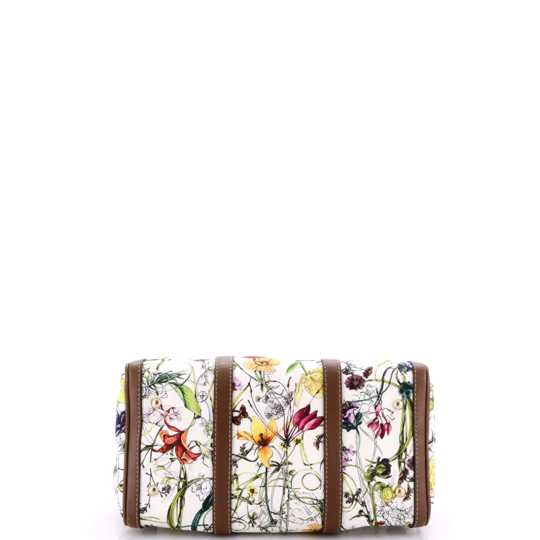 Pre-Loved Gucci Convertible Joy Boston Bag Flora Canvas Medium sold by Zulily product image thumbnail 4