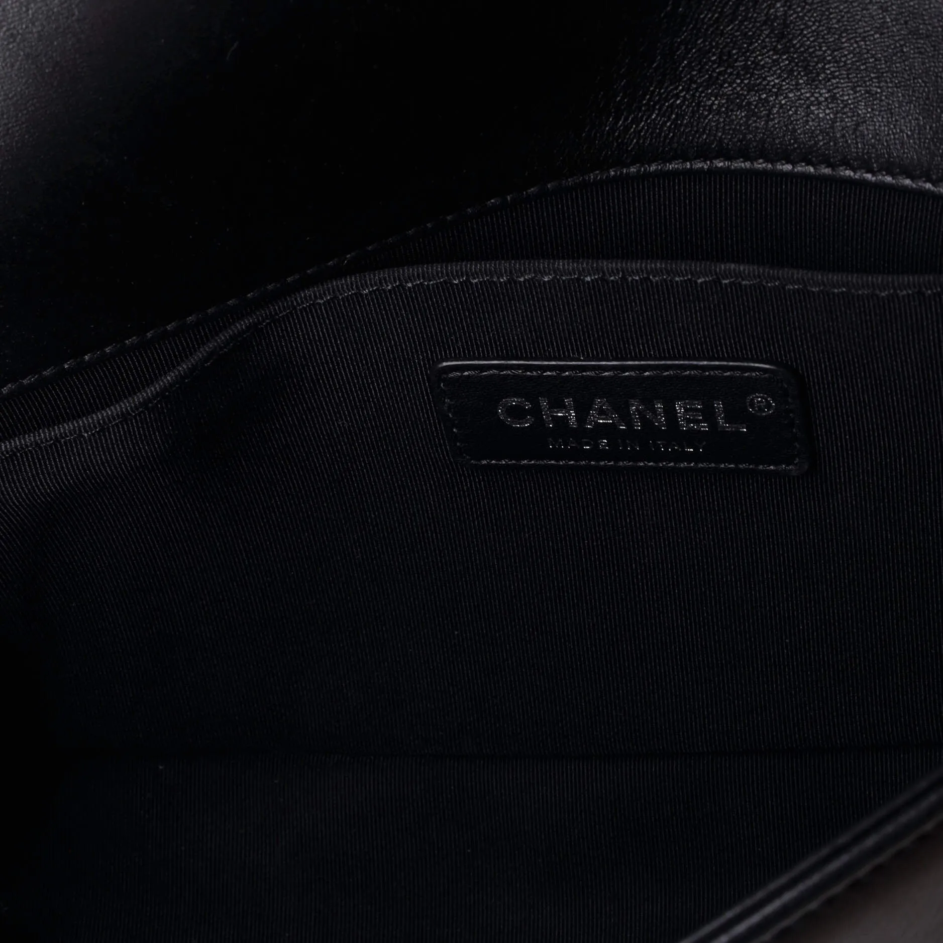 Pre-Loved Chanel Boy Flap Bag Sequin Quilted Calfskin Old Medium sold by Zulily product image thumbnail 5