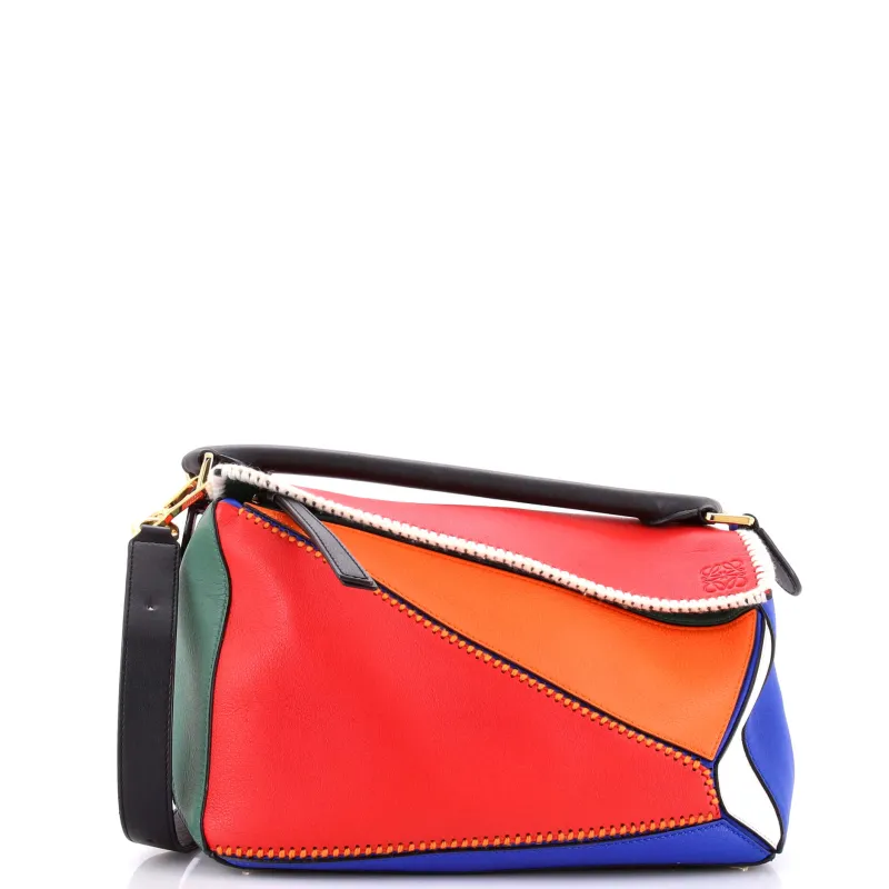 Pre-Loved Loewe Puzzle Bag Leather Medium sold by Zulily