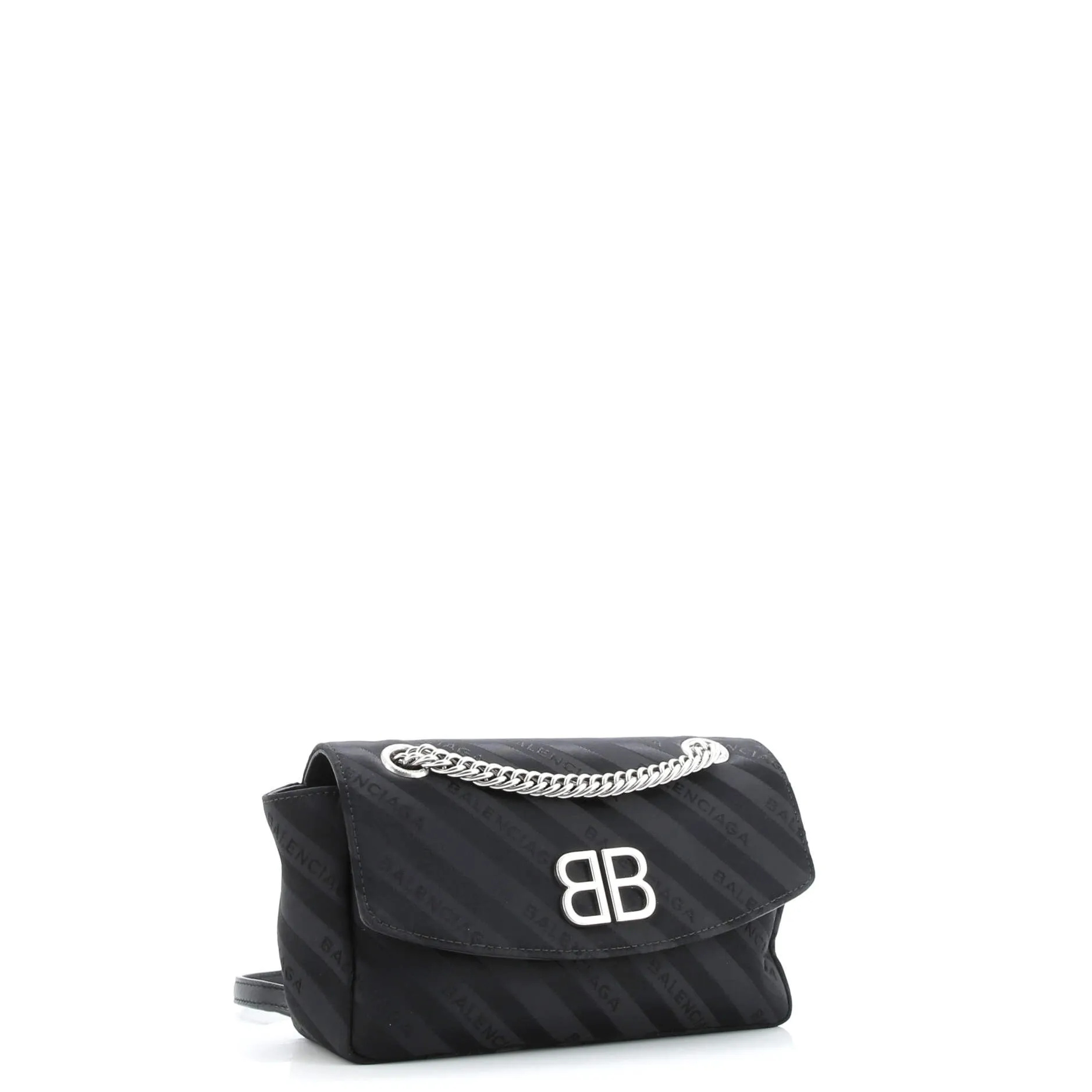 Pre-Loved Balenciaga BB Chain Round Shoulder Bag Jacquard Small sold by Zulily product image thumbnail 2