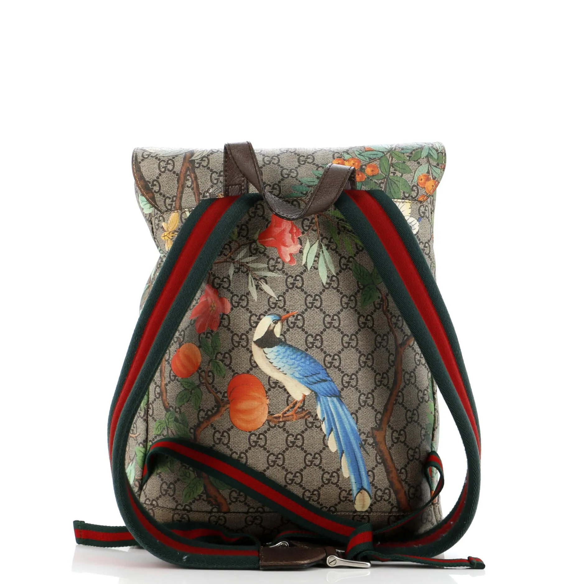 Pre-Loved Gucci Buckle Backpack Tian Print GG Coated Canvas Medium sold by Zulily product image thumbnail 3