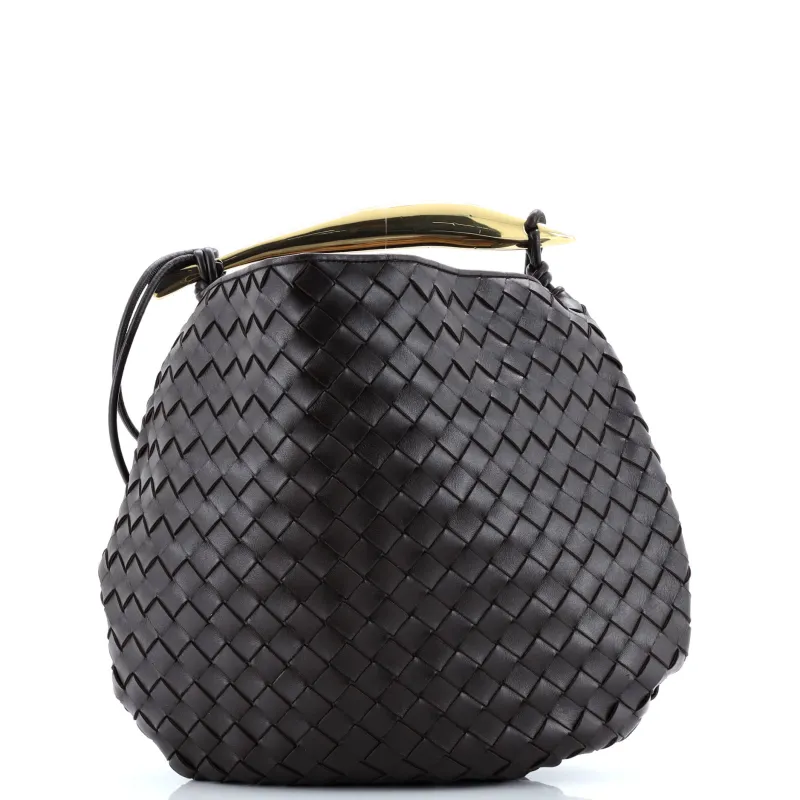 Pre-Loved Bottega Veneta Sardine Top Handle Bag Intrecciato Nappa Medium sold by Zulily