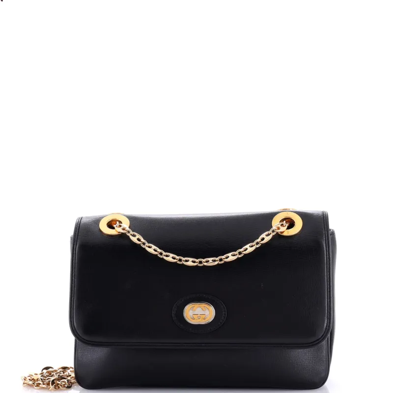 Pre-Loved Gucci Marina Chain Flap Bag Leather Small made by Gucci