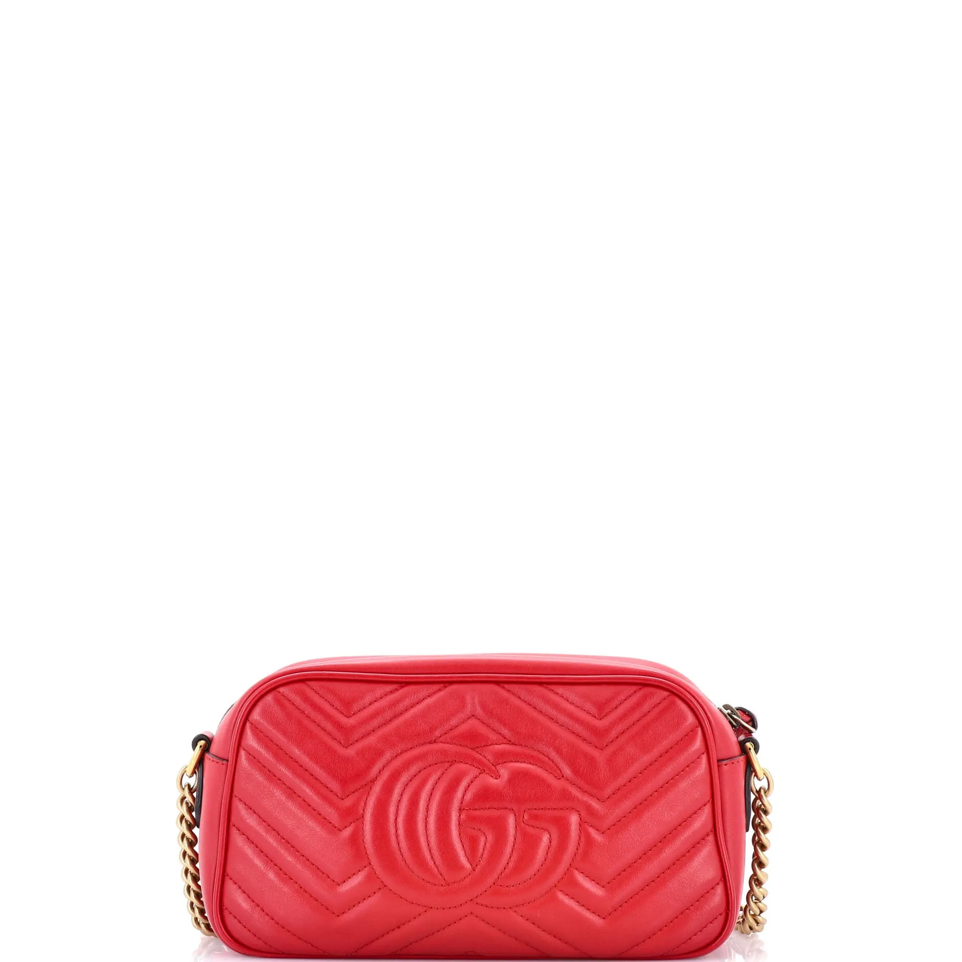 Pre-Loved Gucci GG Marmont Shoulder Bag Matelasse Leather Small sold by Zulily product image thumbnail 3