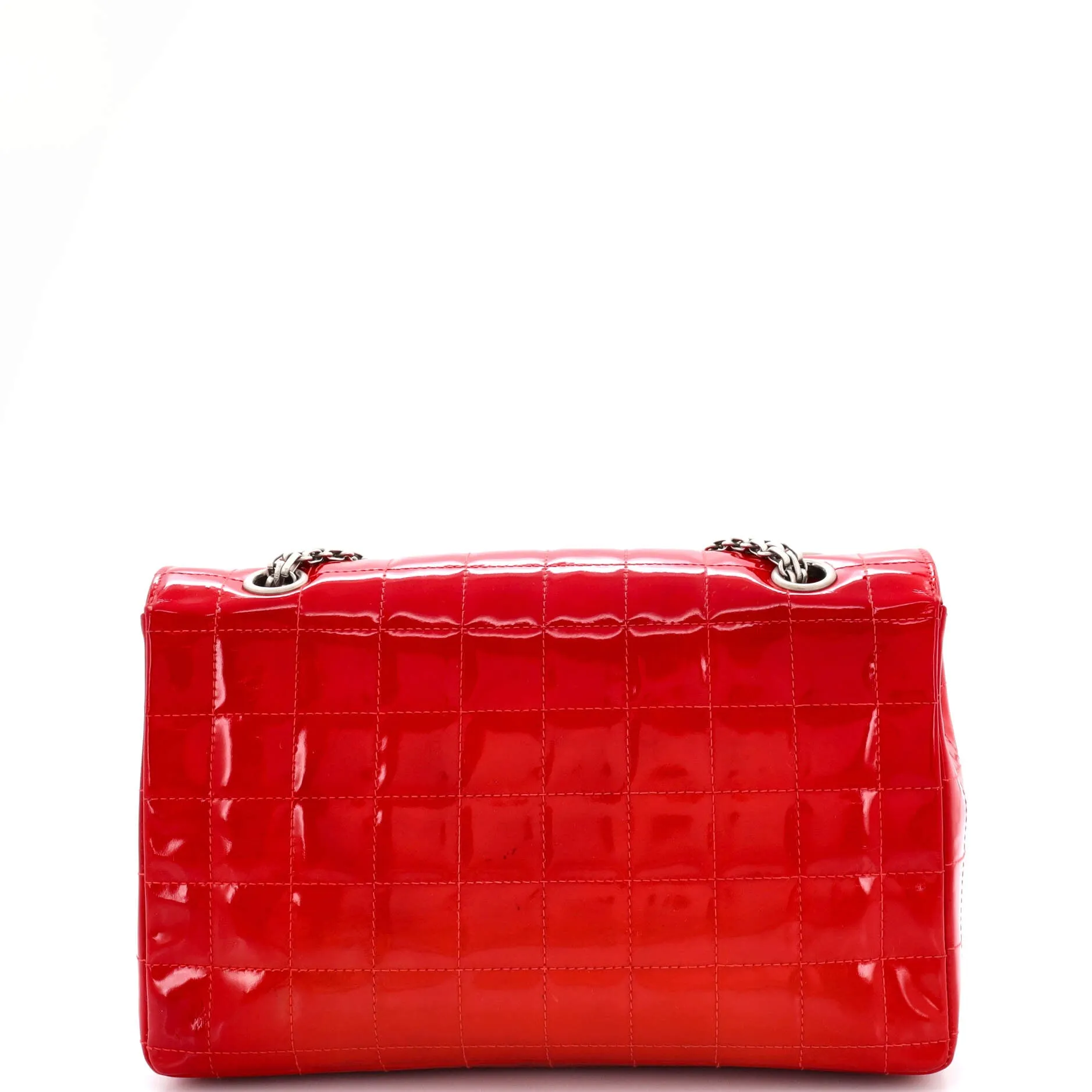 Pre-Loved Chanel Vintage Chocolate Bar Reissue Flap Bag Quilted Patent sold by Zulily product image thumbnail 4