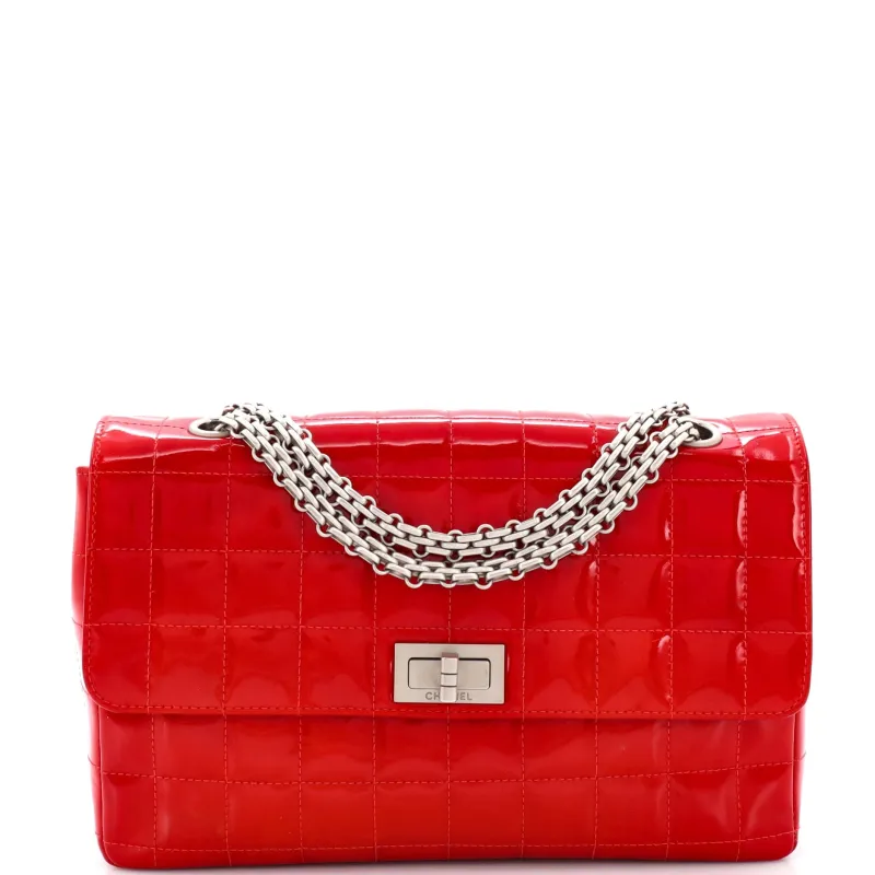 Pre-Loved Chanel Vintage Chocolate Bar Reissue Flap Bag Quilted Patent sold by Zulily