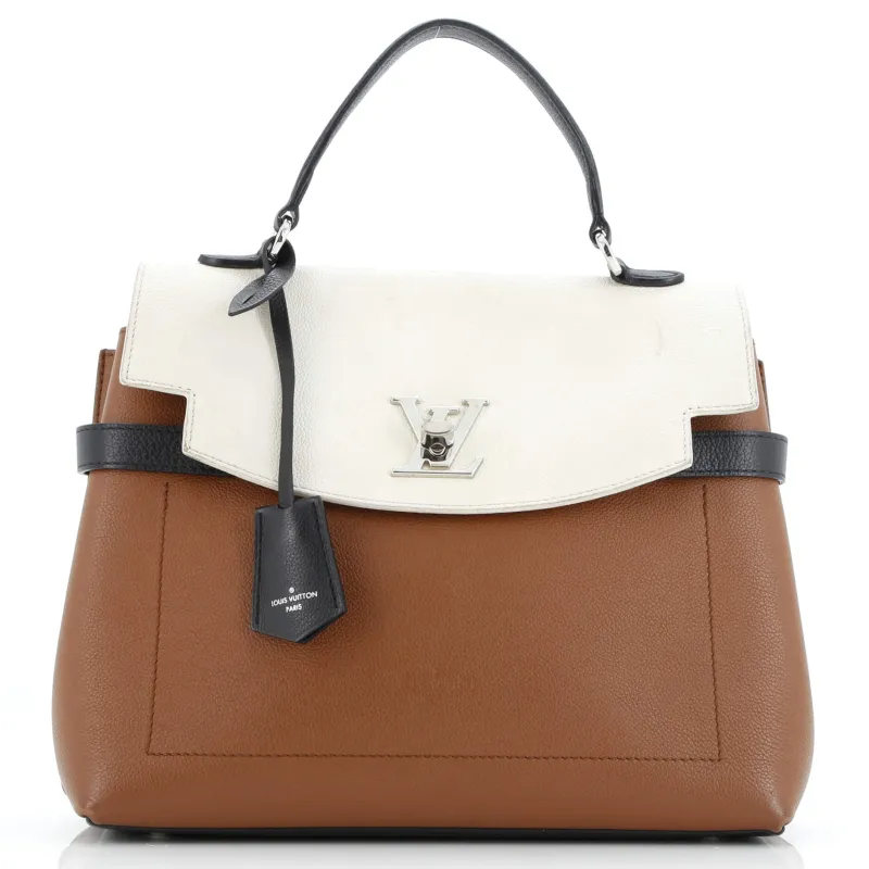 Pre-Loved Louis Vuitton Lockme Ever Handbag Leather MM sold by Zulily